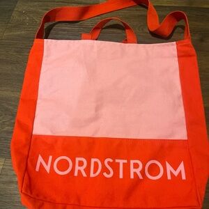 Nordstrom Vibrant Pink and Red Tote
